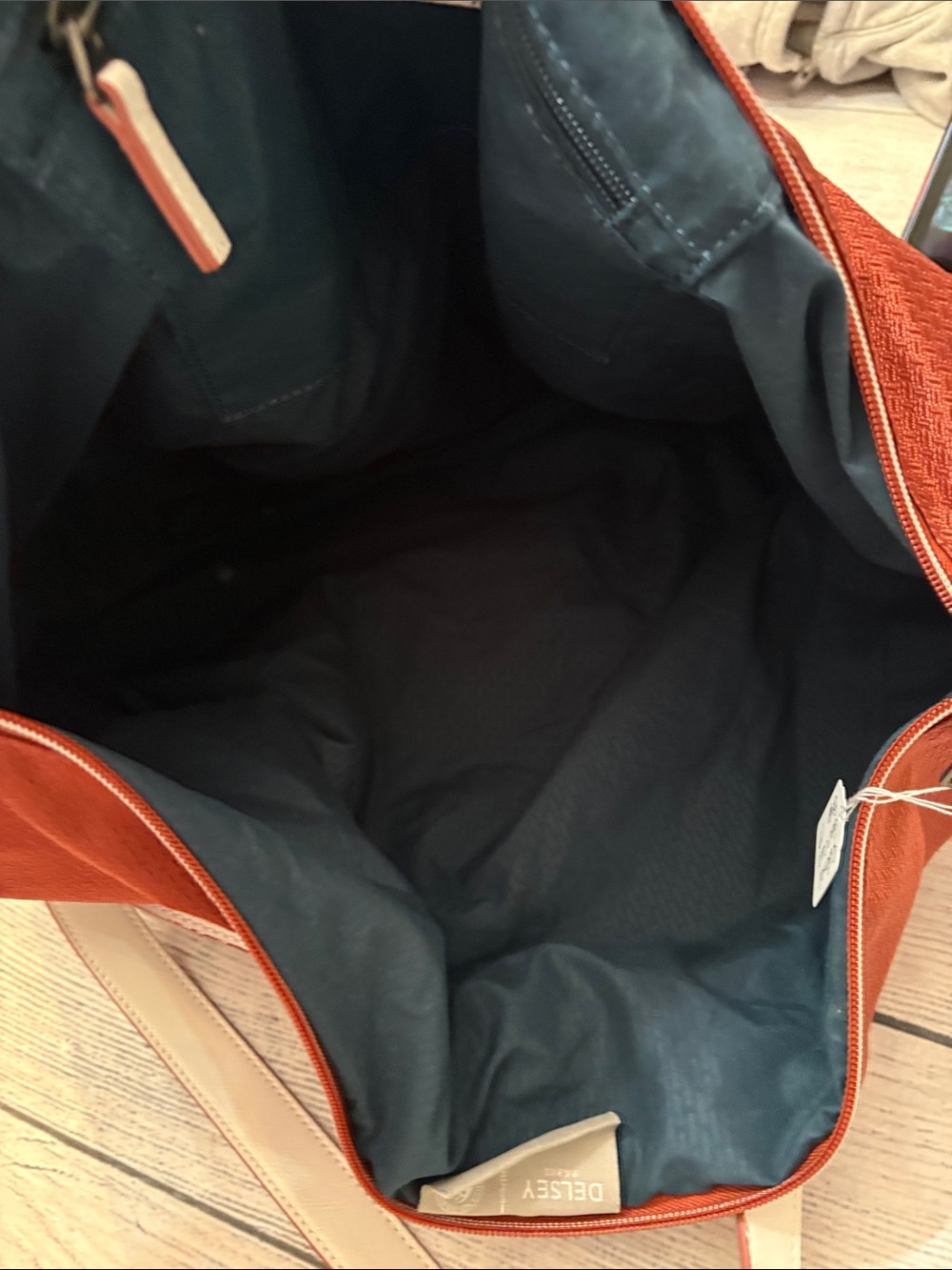Delsey Roland Garros Chatelet Air Soft Tote Bag Terracotta 🌟 - Picture 7 of 7